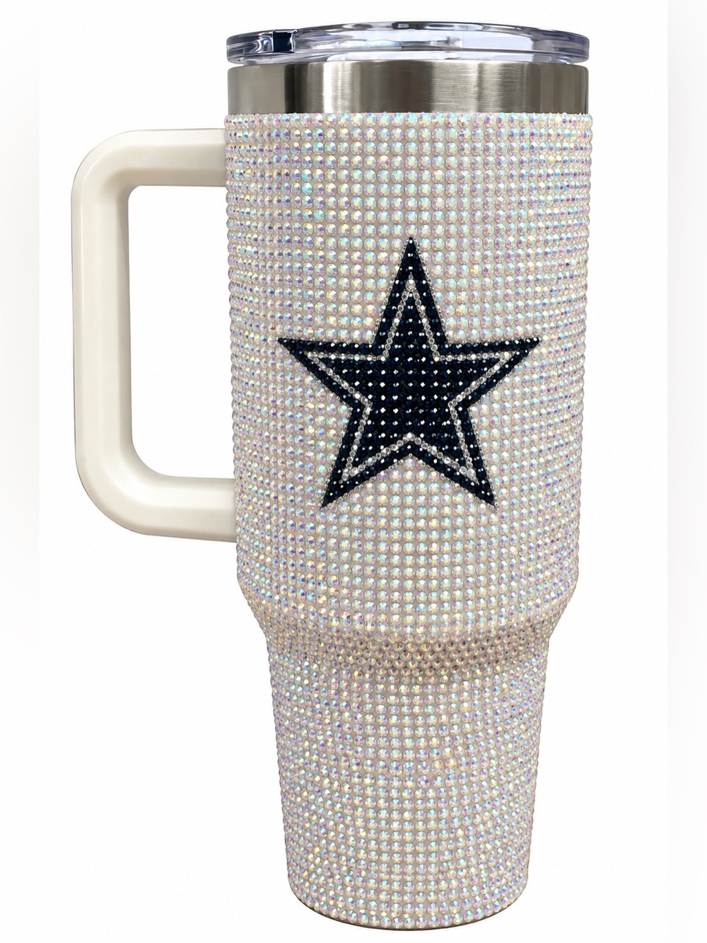 Dallas Cowboys Officially Licensed Game Day Rhinestone Bling 40 oz Tumbler